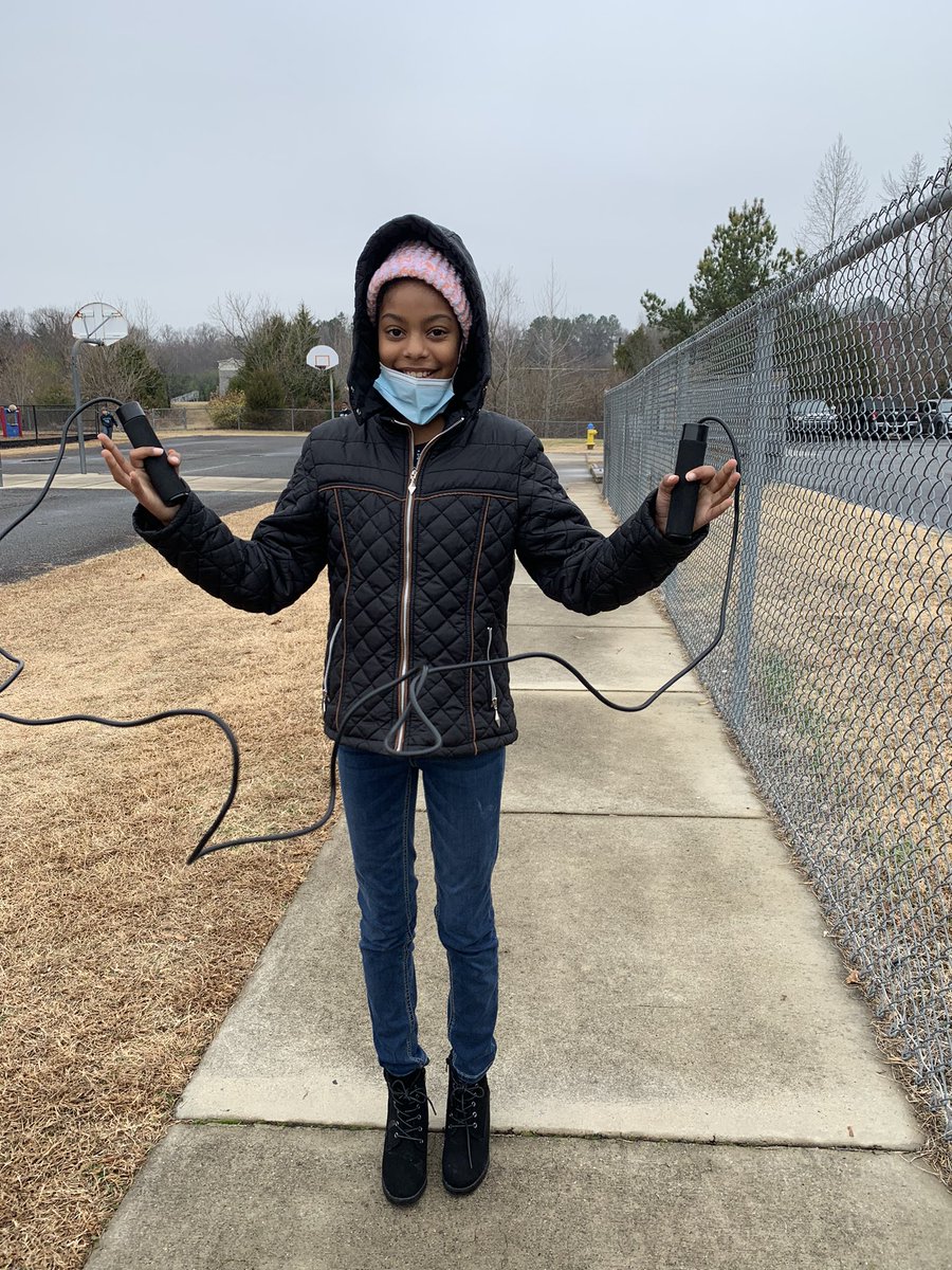 My kids have been asking for another jump rope. Today, this cutie brought one that she wanted to donate to the class. She said “we’ve been wanting more and I know you have to buy them so I wanted to give you this one” #sosweet