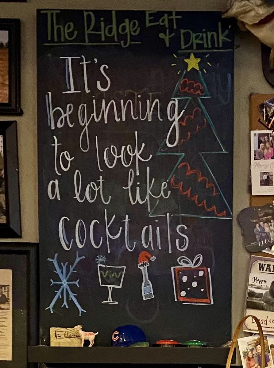 TheRidgeEat's tweet photo. Come get your merry on with us! #thebarupstairs #merrychristmas #liquidcheer Photocred @laurenmary.co 🎄 https://t.co/LMxTpOwiZn