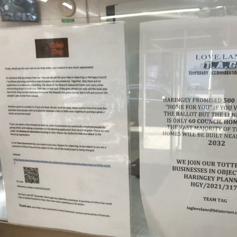 <a href="/perayahmet/">Peray Ahmet</a> <a href="/mikehakata/">Mike Hakata</a> <a href="/HaleTottenham/">Tottenham Hale ‘n heart: Ruth Gordon’s ward watch</a> <a href="/IDiakides/">Isidoros Diakides</a> <a href="/CllrSeema/">🌹Cllr Seema Chandwani</a> <a href="/CllrJohnBevan/">Cllr John Bevan</a> <a href="/ZenaBrabazon/">Zena Brabazon</a> <a href="/lmdasneves/">Lucia das Neves</a> <a href="/ErdalDogan19/">Erdal Dogan</a> Tottenham businesses &amp; residents are united in opposing the Lendlease destruction of the existing N17 community. But Haringey Cabinet sources are saying the clains about new Council homes are vital to our battle to stop @cllrejiofor @emina_ibrahim returning. And get £345 dinners