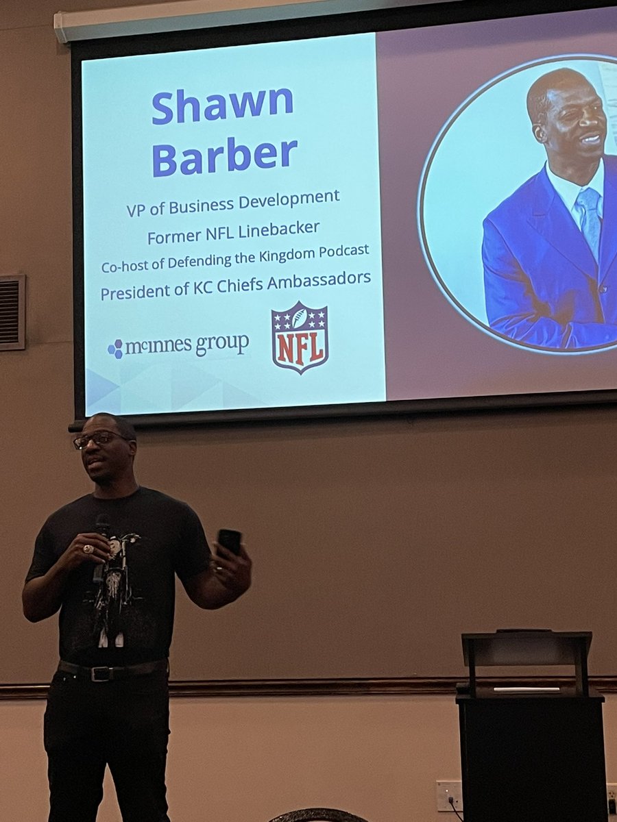 mwillich's tweet image. Thank you Unconventional Business Network Sponsors and financial partners for a banner year of advancing the faith at work cause. Your support makes all the difference. The VIP Partner breakfast was a hit with former KC Chiefs linebacker Shawn Barber as our keynote.