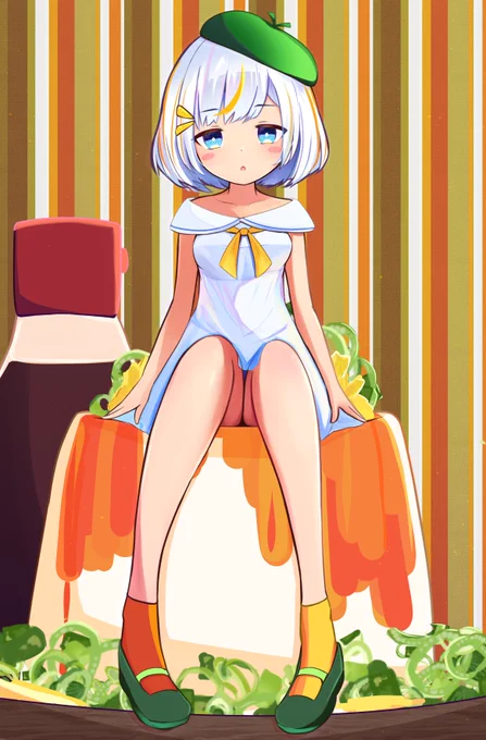 豆腐ちゃん ※擬人化のリクエストで描きました 