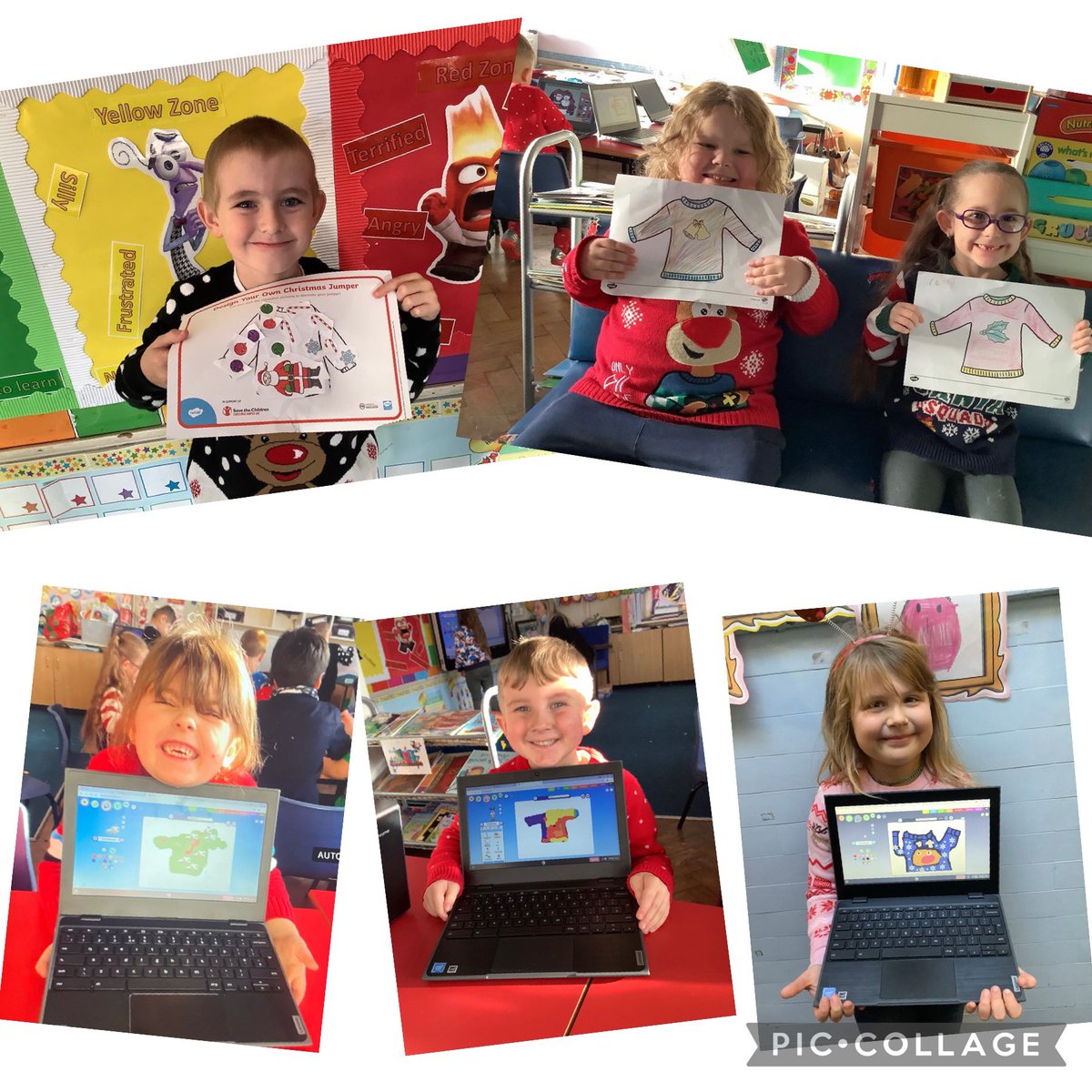 Sandfields_Pri's tweet photo. Toucans have had a busy week practicing for their Christmas Concert, but they managed to find some time today to create some amazing Christmas jumpers. #SFPTOUCANS #SFPHWB #SFPEARTS #ChristmasJumperDay https://t.co/atBGx9VcY5