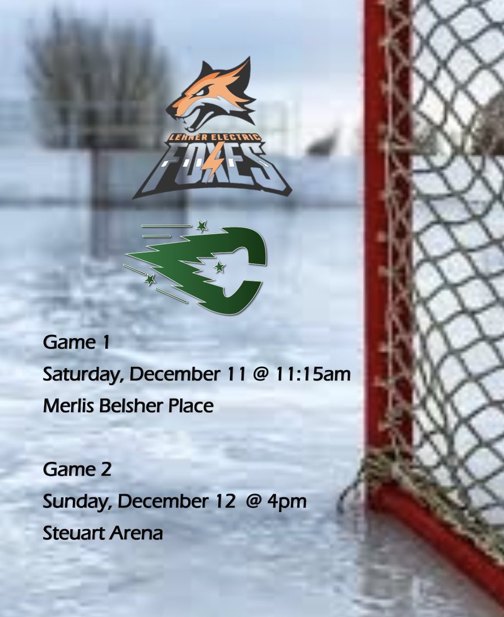 We start a home and home series against <a href="/AaSaskatoon/">Saskatoon Bantam AA Comet Impact</a> tomorrow! Let’s go 🦊!!