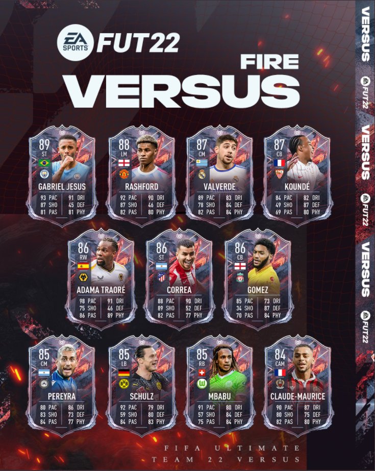 Ivson5's tweet photo. @EASPORTSFIFA #VERSUSFIRE #FIFA22 Novo Evento! https://t.co/DqAxjnh6fZ