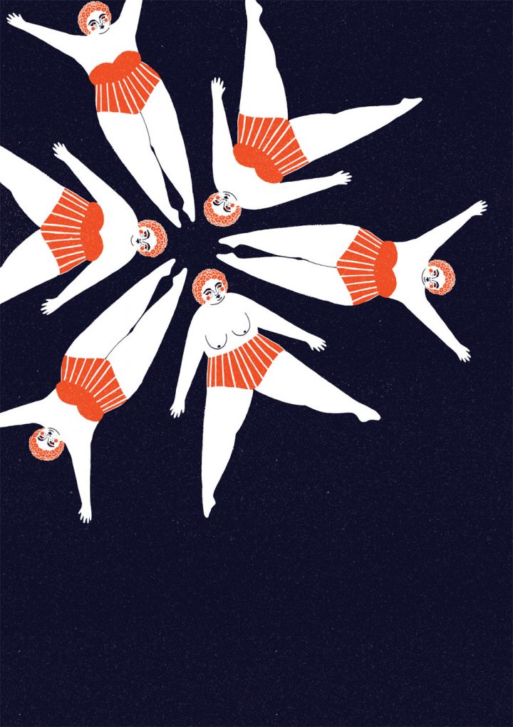 womensart1's tweet photo. 'Synchronized swimming' by contempitary Irish artist Tara O'brien #WomensArt https://t.co/wn1jMvlFzJ