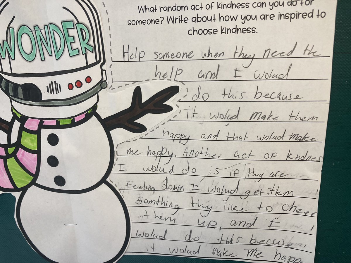 villak_villa's tweet photo. Scatter Kindness Like Snowballs! #wonderbook #literacyconnection #snowballkindness https://t.co/TqL9rAtr5J