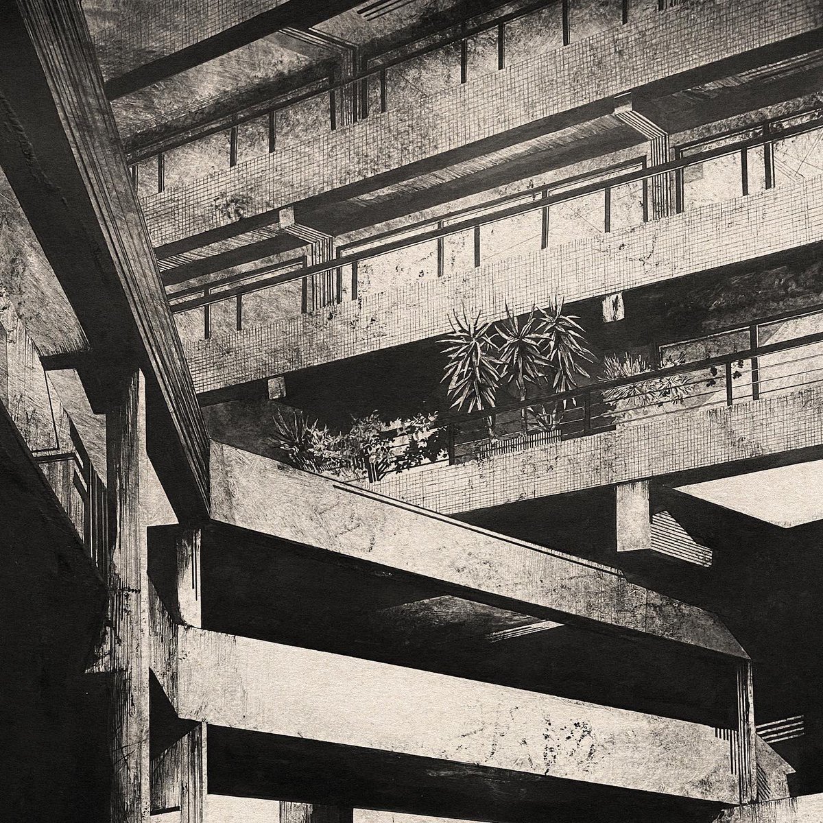 FujikoRose's tweet photo. Concrete Columns
One of the pieces made for my exhibition, can you guess what iconic brutalist piece this is from? 

Complimentary Contradictions 7th-17th, JC Gallery Mayfair https://t.co/XEEeRIpg2B