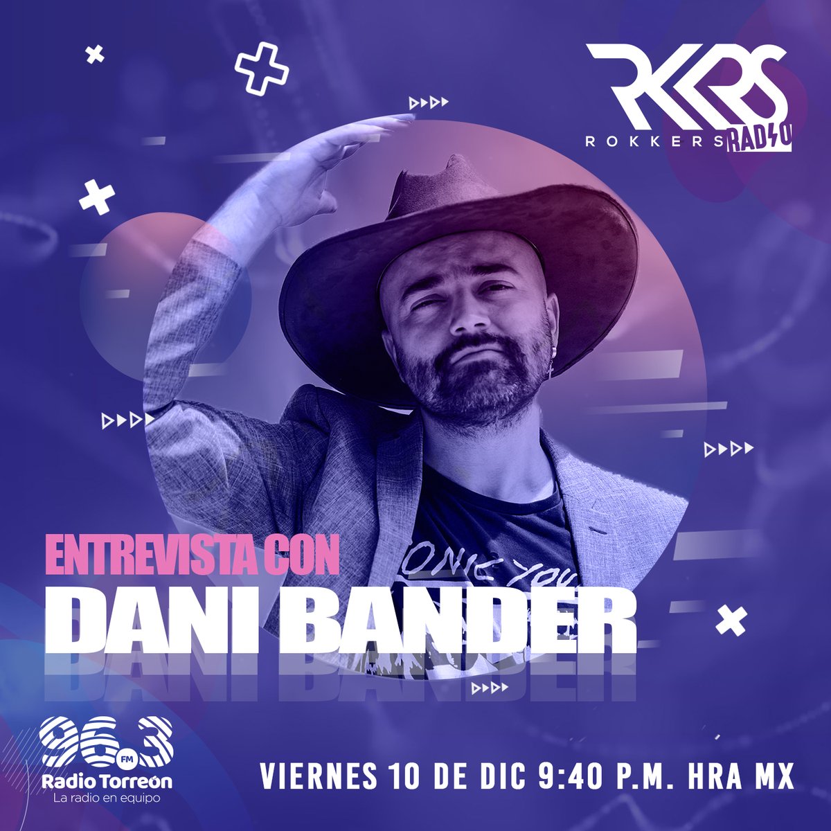 En unas horas más! 🔥

Viernes de #RokkersRadio 📻
9:00 p.m. por Radio Torreón 96.3 FM o en streaming  
torreon.gob.mx/radiotorreon.c…

Entrevista con <a href="/larepvblicarock/">La Repvblica</a>  y <a href="/danielbander/">Dani Bander</a>  
Conducen: 
<a href="/nosoysylvana/">Hija de Venus 🧜‍♀️💜</a>  y <a href="/HolaSoyNeil/">Armando</a>
