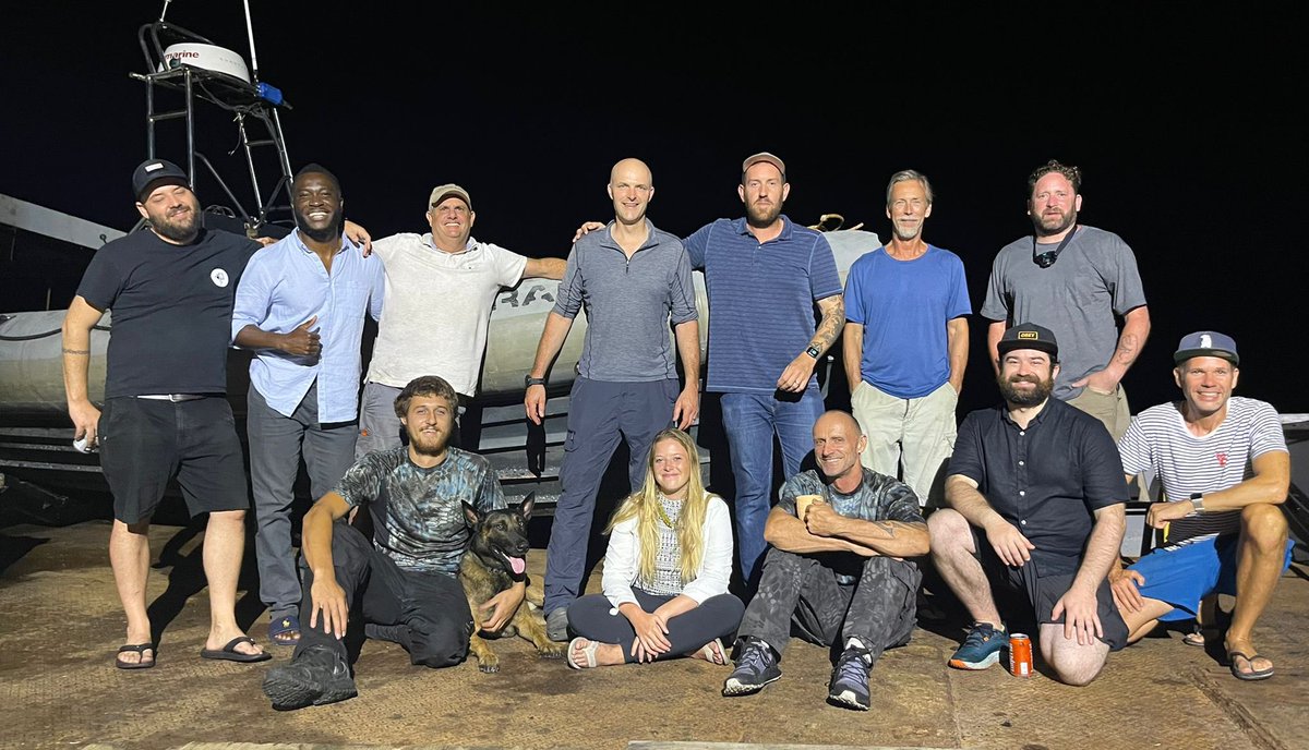 PeteBethune's tweet image. A great evening hosting this conservation film crew aboard #modoc