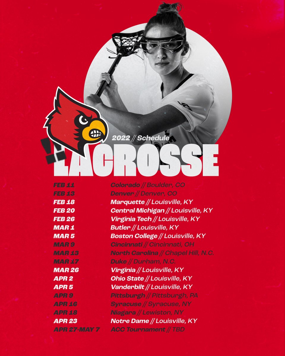The 2022 schedule is here 🗣️

All the details 👉 uofl.me/3lT1Gwd

#GoCards