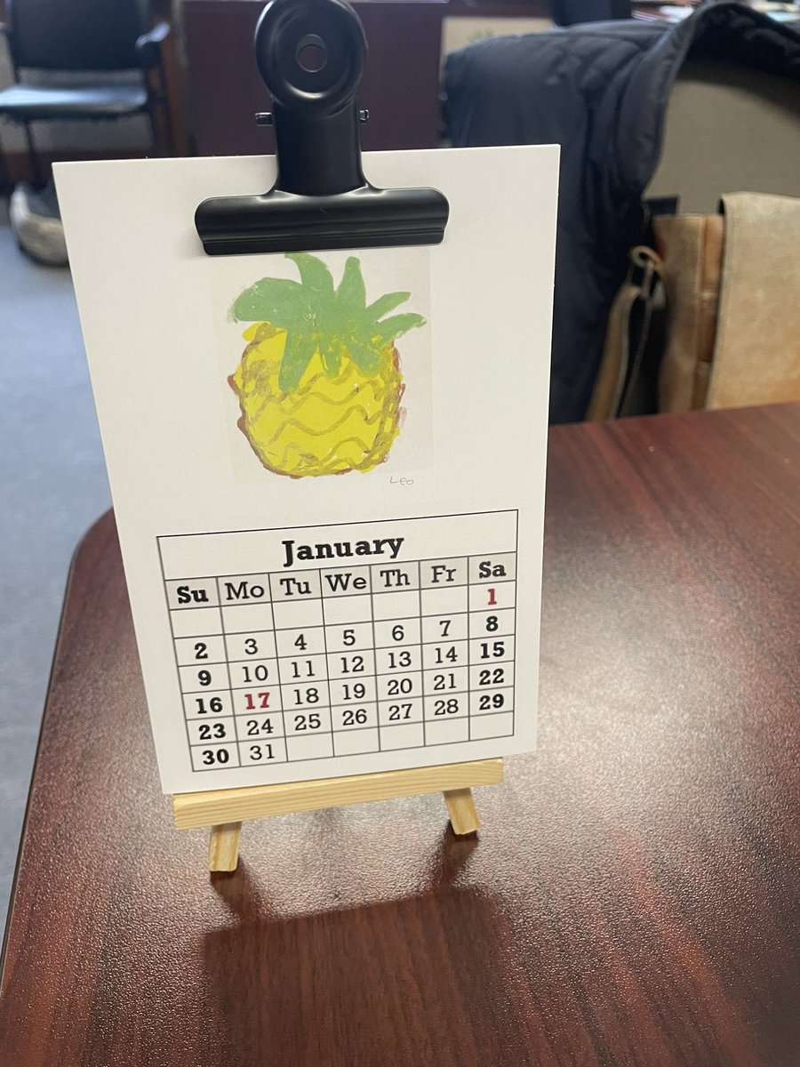 Thank you to our very own Leo, his family and Meauseum of Leo’s Art (MOLA) for the generous donation of gift cards and Mr. Paris’s new desk calendar!!!

<a href="/DedhamSchools/">Dedham Public Schools</a> <a href="/DedhamThrives/">Town of Dedham</a> #Dedham #Autism #Community