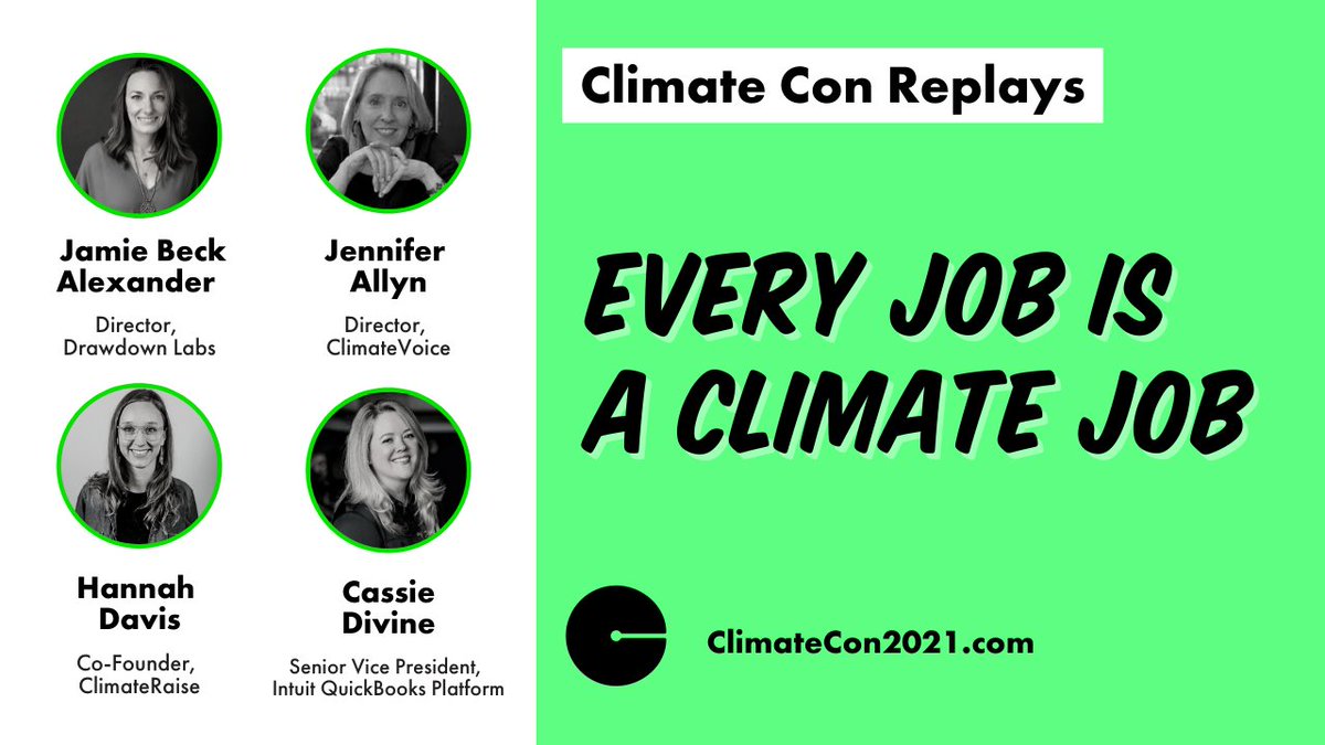 Eat less meat? ✅
Ride your bike to work? ✅
Want to know what else you can do to take climate action?

Watch Jennifer Allyn from <a href="/ClimateVoiceOrg/">@ClimateVoiceOrg</a> chat with <a href="/jabeckx/">Jamie Alexander</a> <a href="/divinecassie/">Cassie Divine</a> and <a href="/hrdavis11/">Hannah Davis</a> on ways to embrace your influence as an employee for climate

bit.ly/3ERoIeo