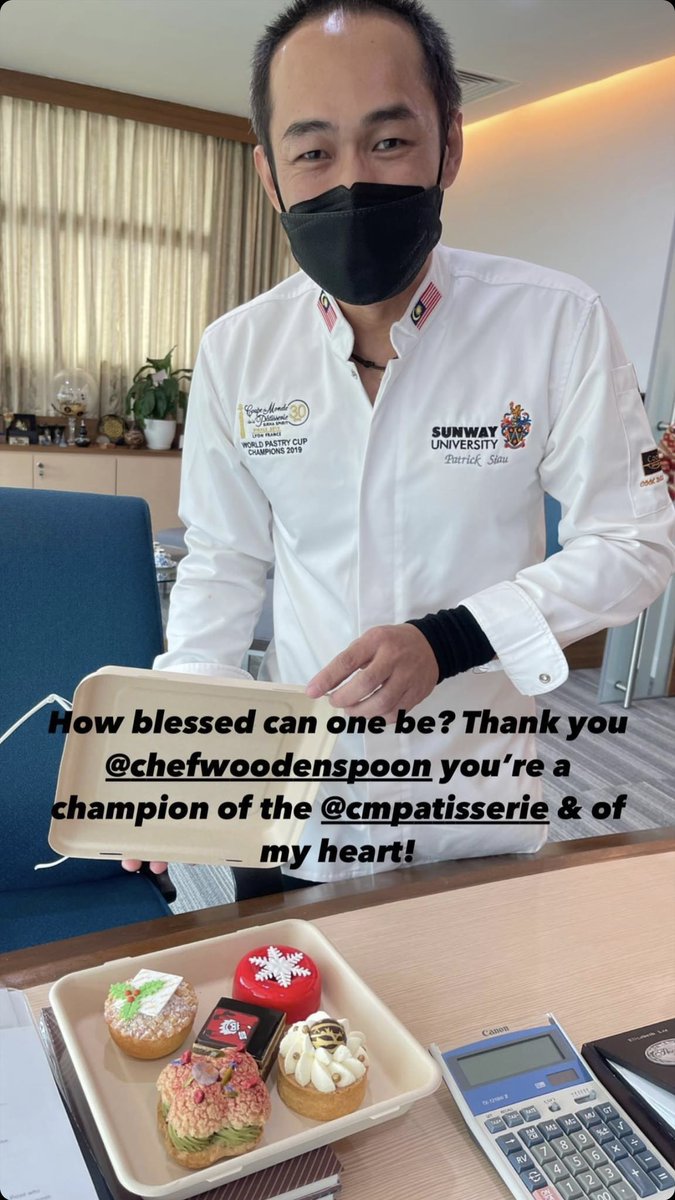 elee618's tweet photo. What an incredible welcome back to the office &amp; perfect end to the week when your world champion @CMP_Lyon chef @SiauPatrick presents you with his simply delectable samplings for the Christmas bake sale for charity. #openfororders https://t.co/9ZXumF5Tms
