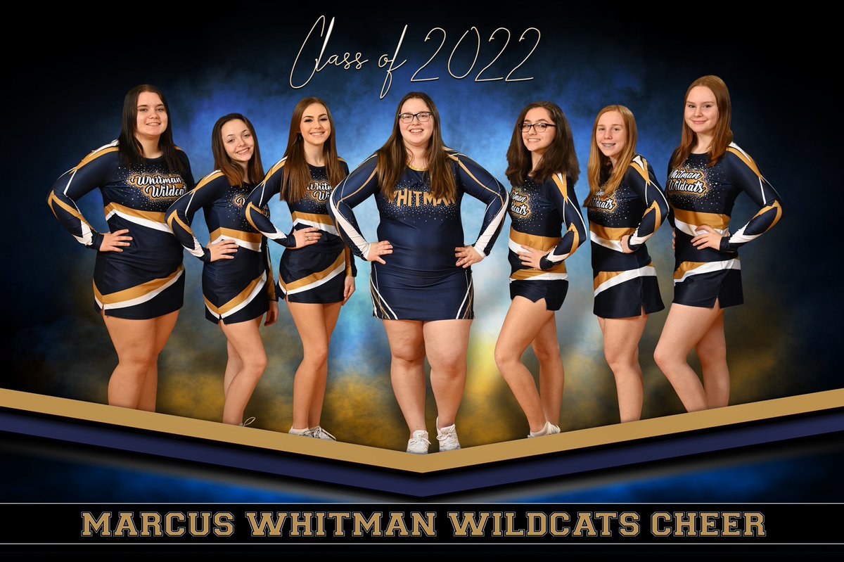 Gorgeous winter cheer pictures (team and seniors) courtesy of Chesler Photography 💙💛 #PRIDEinthepaw