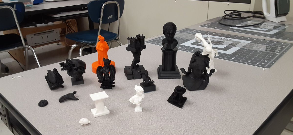 CCAVWeLab's tweet image. Ss learned a lot about 3D printing through both their successes and fails. 3/3
@VWeLabs @Chattajill