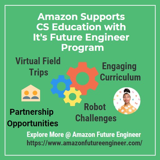 HGraffam's tweet photo. This CS opportunity with Amazon is worth checking out! 
#csedweek2021
 #CSEverywhere #MaineTeachesCS
@CSTAMaine @CSforLPS @CS4Maine @mmsa_org @projectlogin @RobDom4 @memathscience @HGraffam @MaineSchoolTech @mistergraham4 @KateLMeyer https://t.co/lnuhQEJanG