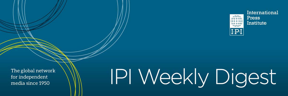 📌 Nobel Prize: Journalism as the antidote against tyranny.

📰 We've just launched our weekly newsletter w/ today's #NobelPeacePrize ceremony recap of <a href="/mariaressa/">Maria Ressa</a> and #DmitryMuratov speeches + more on the torchwalk that followed the ceremony

Here 👉 mailchi.mp/ipi/nobel-priz…