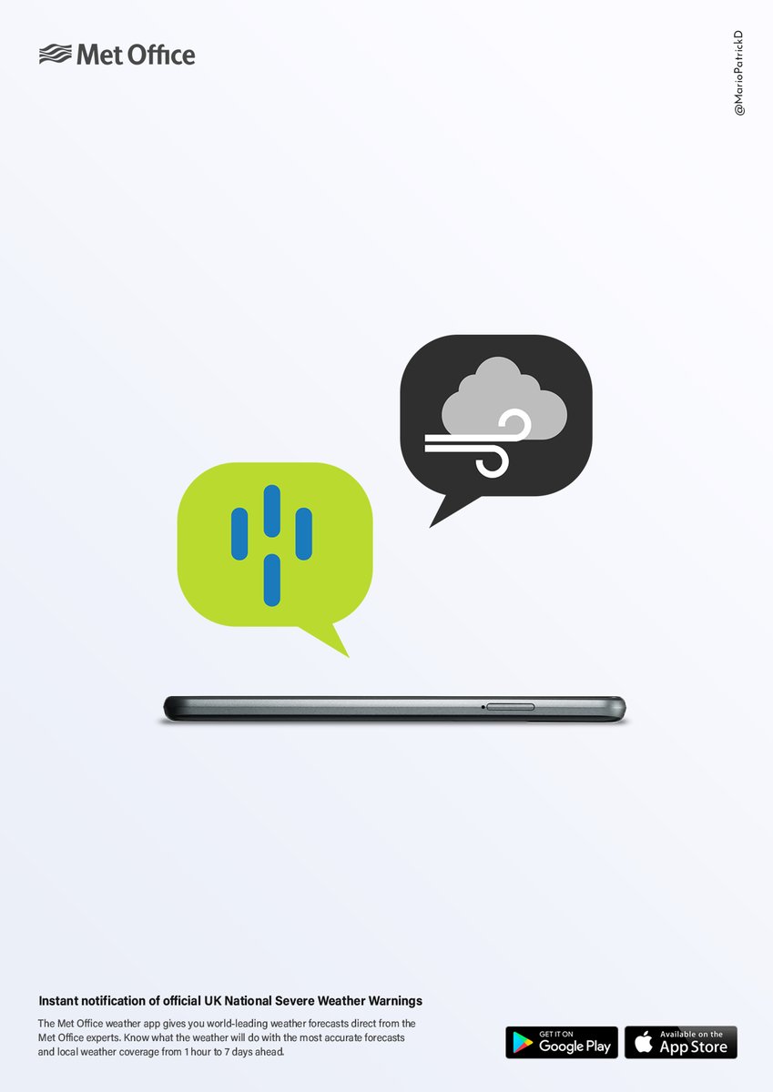 MarioPatrickD's tweet image. #WeatherReady @metoffice app gives you a personalised weather forecast at your finger tips.
@OneMinuteBriefs