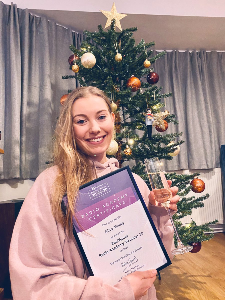 Thank you @radioacademy ⭐️ 

Still on cloud nine from receiving the incredible accolade which is #RWRA30 and forever grateful to wake up every day to do a job I absolutely love!