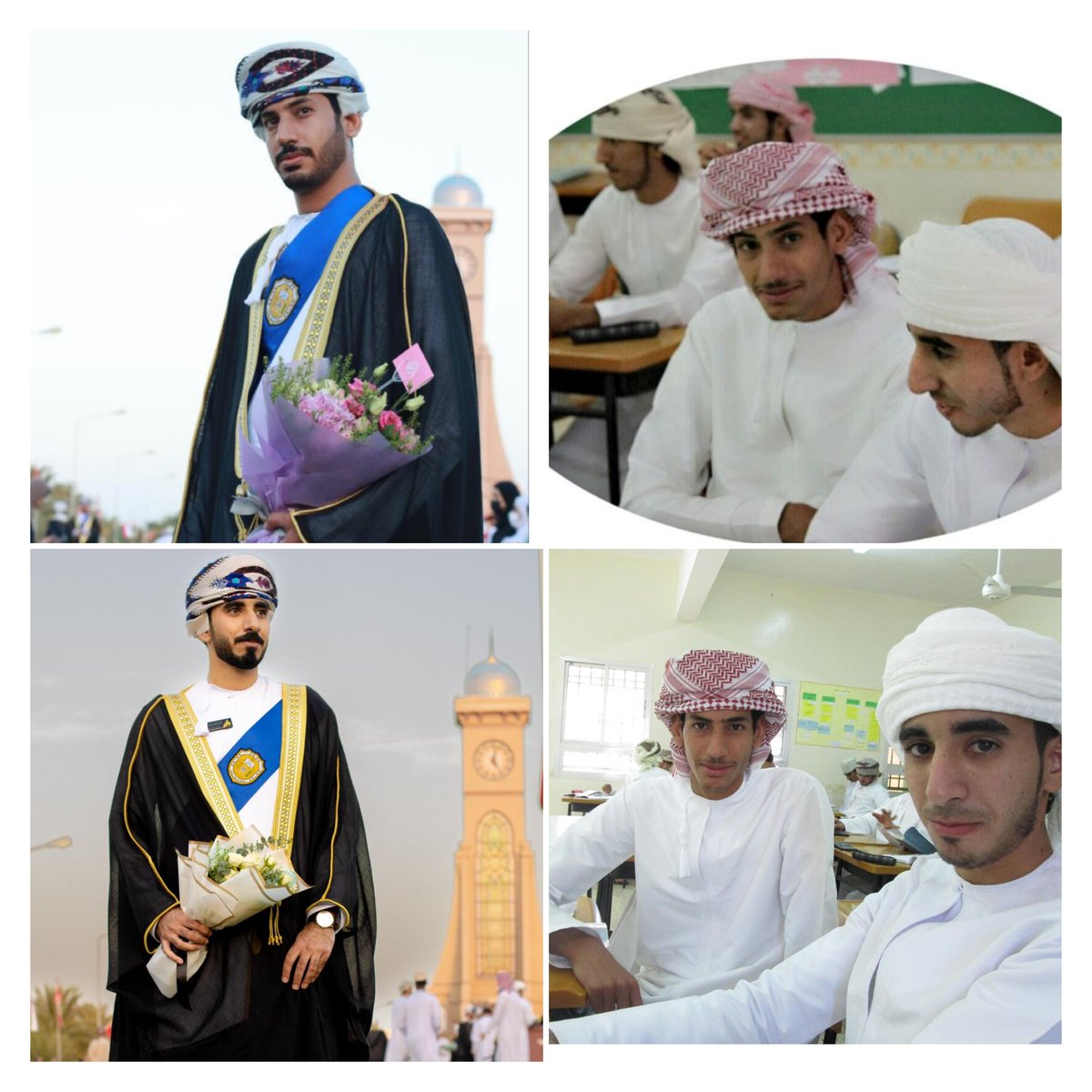 تبارك الأسرة الإدارية والتدريسية بالمدرسة للخريج محمد بن خميس بن حميد العيسائي تخرجه من جامعة السلطان قابوس من كلية العلوم ، وكذلك تبارك للخريج سلطان بن سالم بن خميس البادي تخرجه من كلية العلوم متمنين لهم التوفيق ،كما تبارك لأسرهم وتشاركهم أفراحهم بهذه المناسبة الغالية