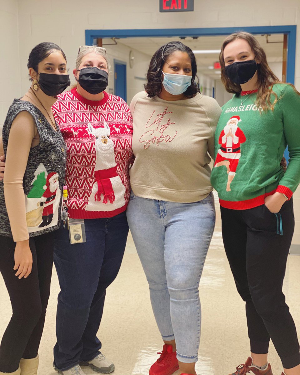 AKAMrsBrownRice's tweet photo. We π our @TimberLaneES staff SO much that weβre not only making today Tacky (& cute) Sweater Day... weβre making it Sweet & Salty Day, too!... Rolling around delicious treats & spreading good cheer ALL DAY LONG! #10DaysofCheer #beststaffever π― @FCPSR2 @PrincipalTLES @sabanford https://t.co/EvobcW4SwT