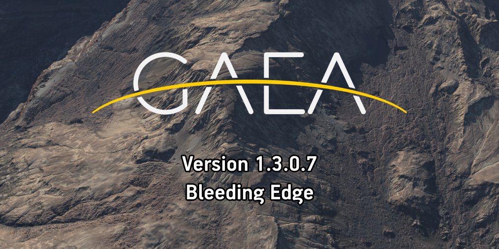 Gaea 1.3.0.7 Bleeding Edge is now available! See the changelog at quadspinner.com/download/ Next up: Tiled Builds! :) #gaea #quadspinner #terrains #procedural #vfx #gamedev #softwareupdate #cg
