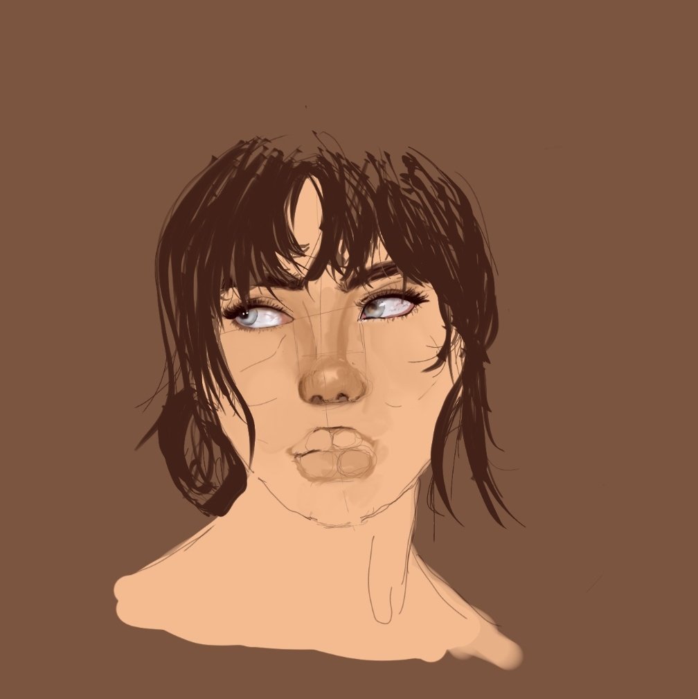 l8rooz's tweet photo. الرسمه الي ماااا  ودي اكملها 💔عارفه بخربها https://t.co/Z1e0vGTp1q