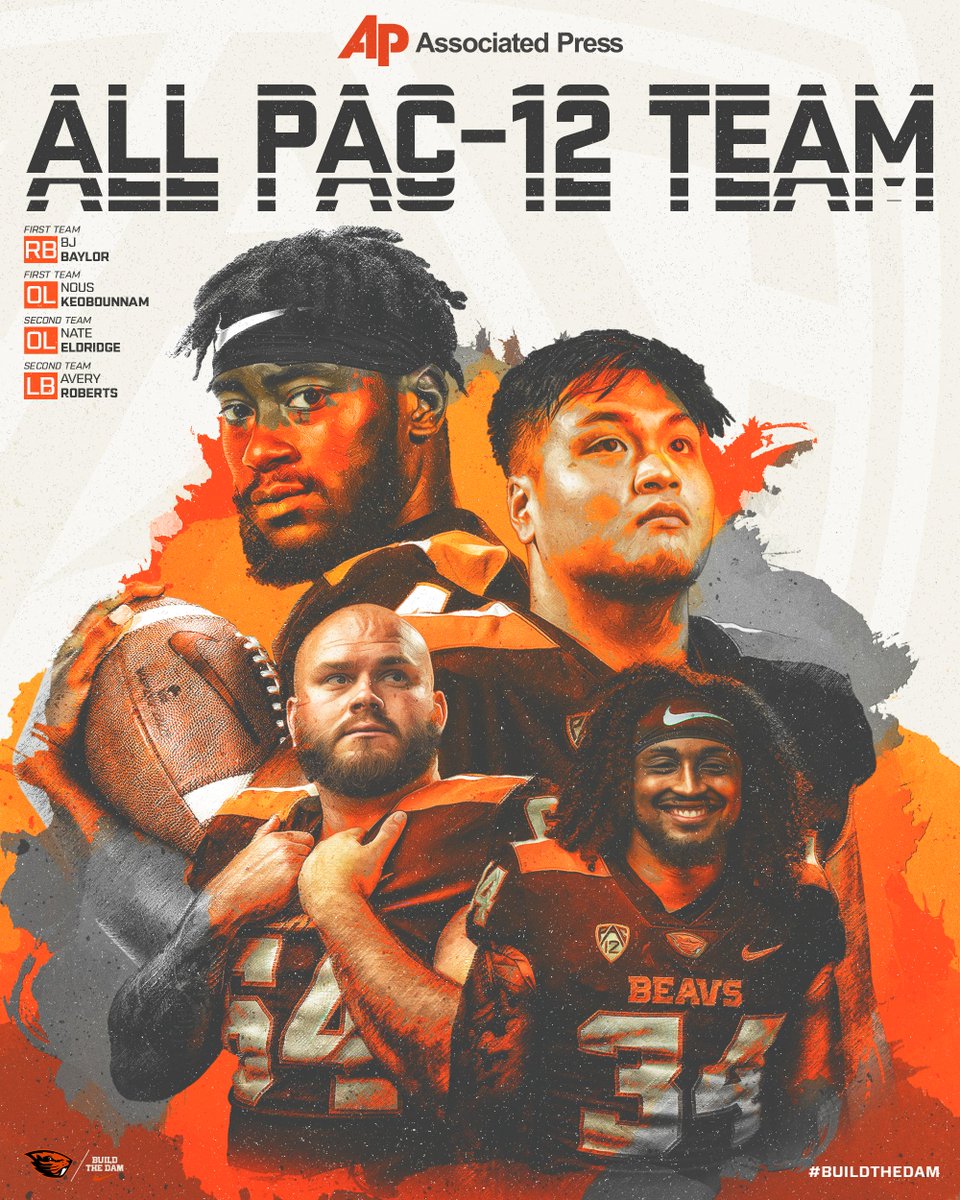 Some national recognition for these 4️⃣ Beavs!