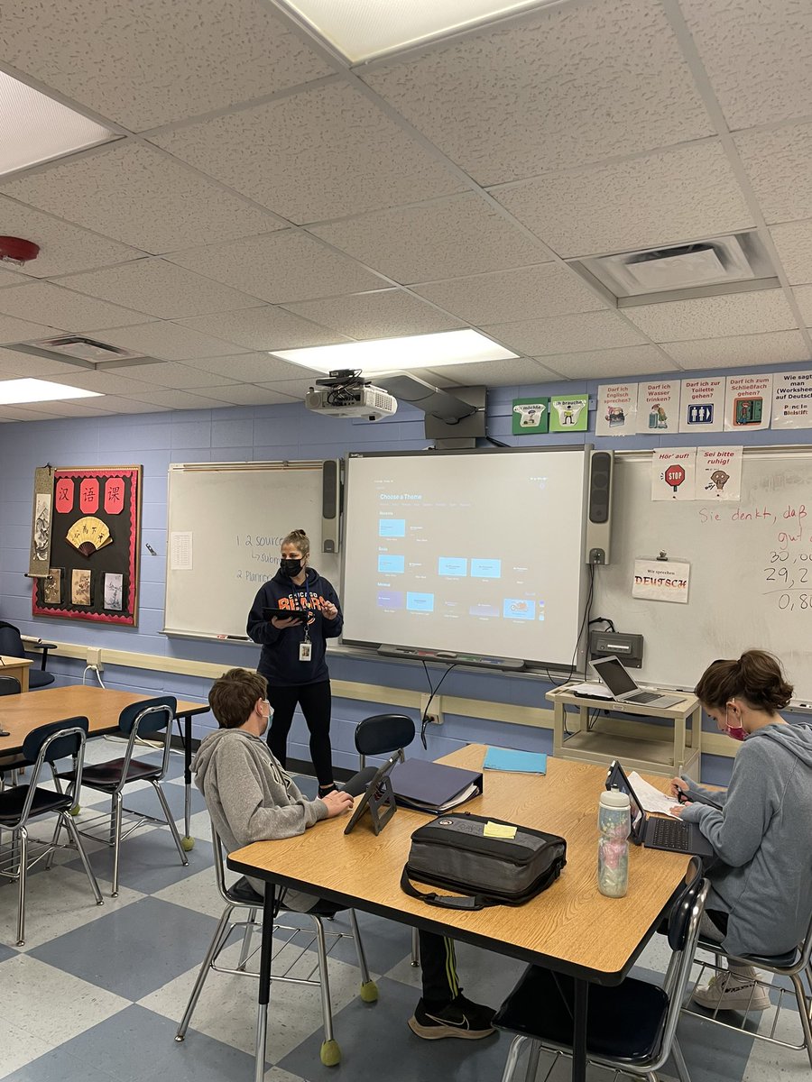 We kicked off the tech portion of our infographic project with a visit from <a href="/jaforti40/">Jill Forti</a> where we learned about Keynote! We researched on topics from Fortnite to WWII to ADHD and are ready to put our work and creativity together! <a href="/HawkWolf39/">Highcrest/WJHS</a> <a href="/Wilmette39/">Wilmette Public Schools</a>