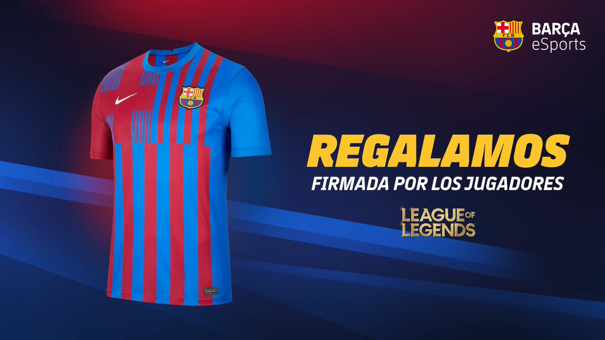FCBeSports's tweet image. 🔵¡Regalamos una camiseta firmada por nuestros jugadores!🔴

✅¡Seguidnos!
✅¡Dad RT!
✅Responde a este tweet dándonos la bienvenida al @lol_es.

El más original se la llevará 💡 Estamos de celebración y lo queremos compartir con vosotros 🥳

¡El lunes daremos el ganador!