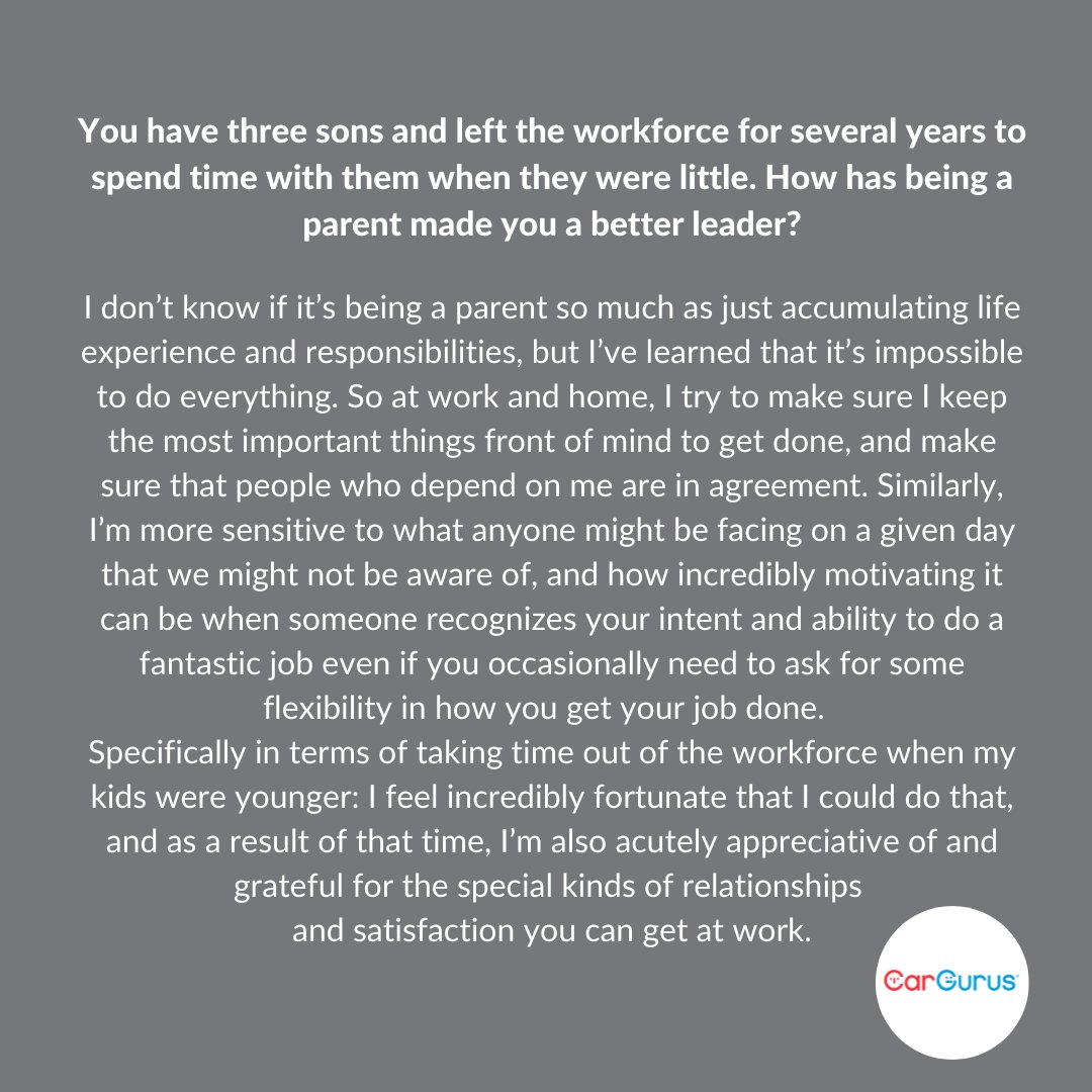 In our latest #meetthegurus spotlight, we’re proud to welcome Dafna Sarnoff to CarGurus as our Chief Marketing Officer! Learn why Dafna is excited to join the CG team, which #corevalue resonates with her the most, and much more below.