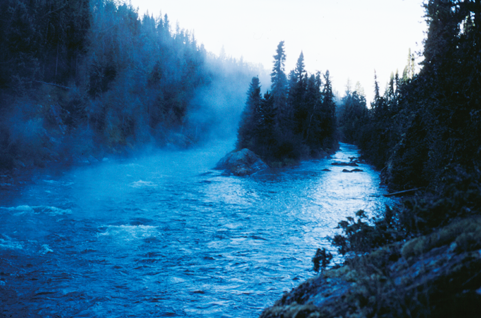 #FunFactFriday features the #HayesRiver in #Manitoba. Robinson Falls is a well-known spot where a series of five waterfalls force a violent torrent of water through massive slabs of granite rock