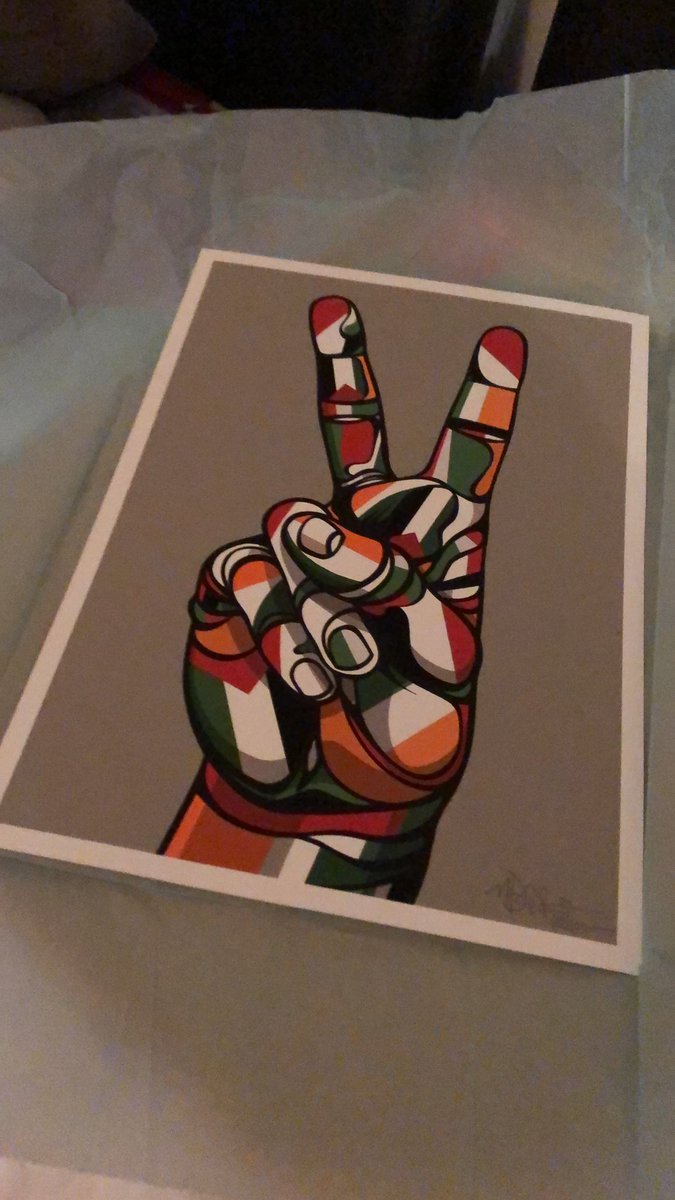 Just received a fabulous present from <a href="/MorganArtist/">Morgan</a> love it. #freepalestine #leavethekidsoutofit