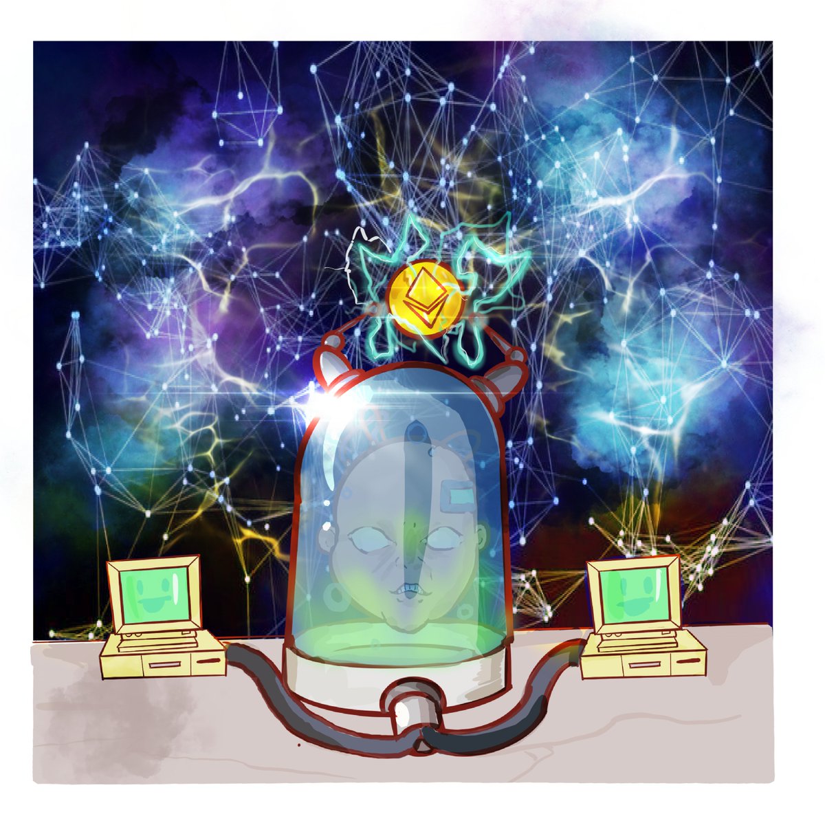 ETHMovie's tweet image. &quot;This is my first collection to be a part of and I am thrilled to be one of the chosen few to participate. As an artist it&apos;s so cool to take action in such a historic event&quot;

Welcome @_ohwolfie_ to the #InfiniteMachine! Support this new member of our community on Twitter!