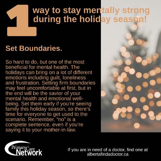 Holiday stress is normal. But if stress is getting out of hand there are supports for you if you need them. Start with your doctor. cmha.ca