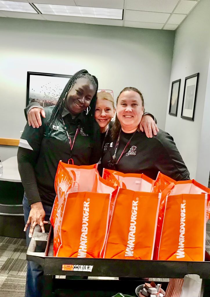 “Whata” Staff enjoying some Whataburger breakfast! Happy Friday LSN Broncos!  We appreciate all of you!  <a href="/Whataburger/">Whataburger®</a> Lee’s Summit <a href="/lsnbroncos/">Lee's Summit North</a> <a href="/LSR7/">Lee's Summit R-7 Schools</a>