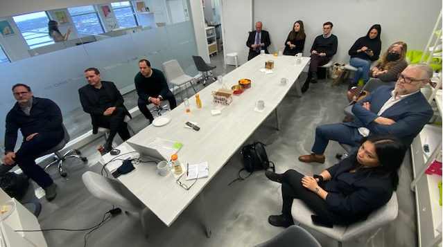Excell_Indust's tweet photo. A look back at the last Exporters' Table of the year 2021 which took place at Bblüv group, a fast-growing Montreal-based company specialized in the design and distribution of baby products. https://t.co/UUaqqK2xrZ