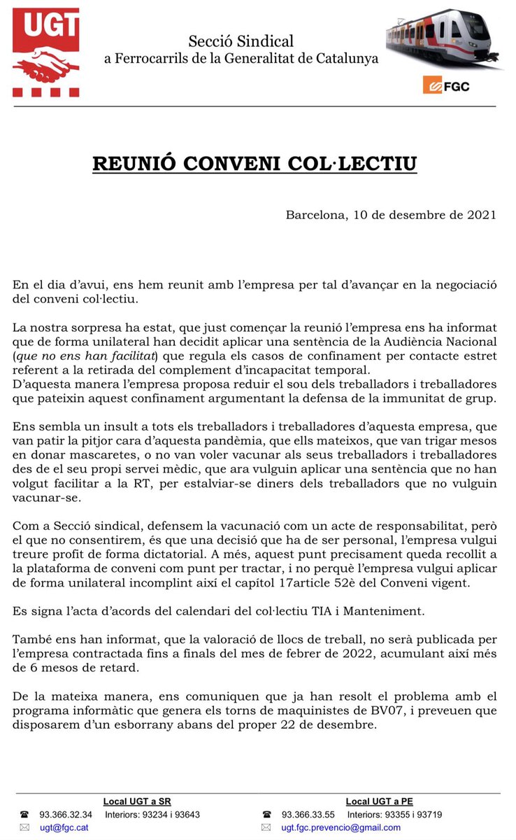 UGT - FGC tweet media