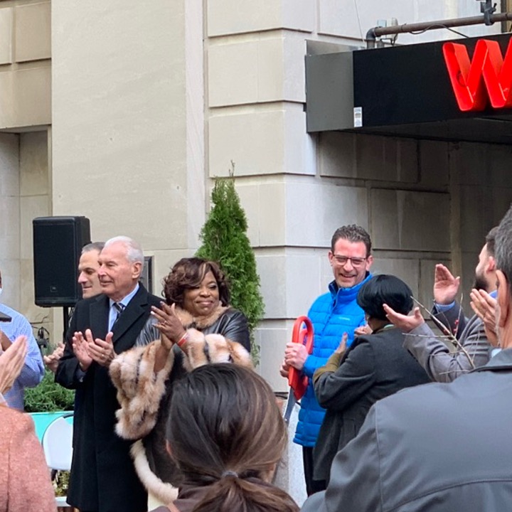 PWACommercial's tweet photo. Another great addition to the City of Wilmington! Principal @jgregoryellis attended the ribbon cutting ceremony for Wilma's, a duckpin and dining experience created by the @BucciniPollin Group this morning at 900 N Market Street. #wilmas #wilmingtonde #optionsinde https://t.co/XmF1rOsl3n