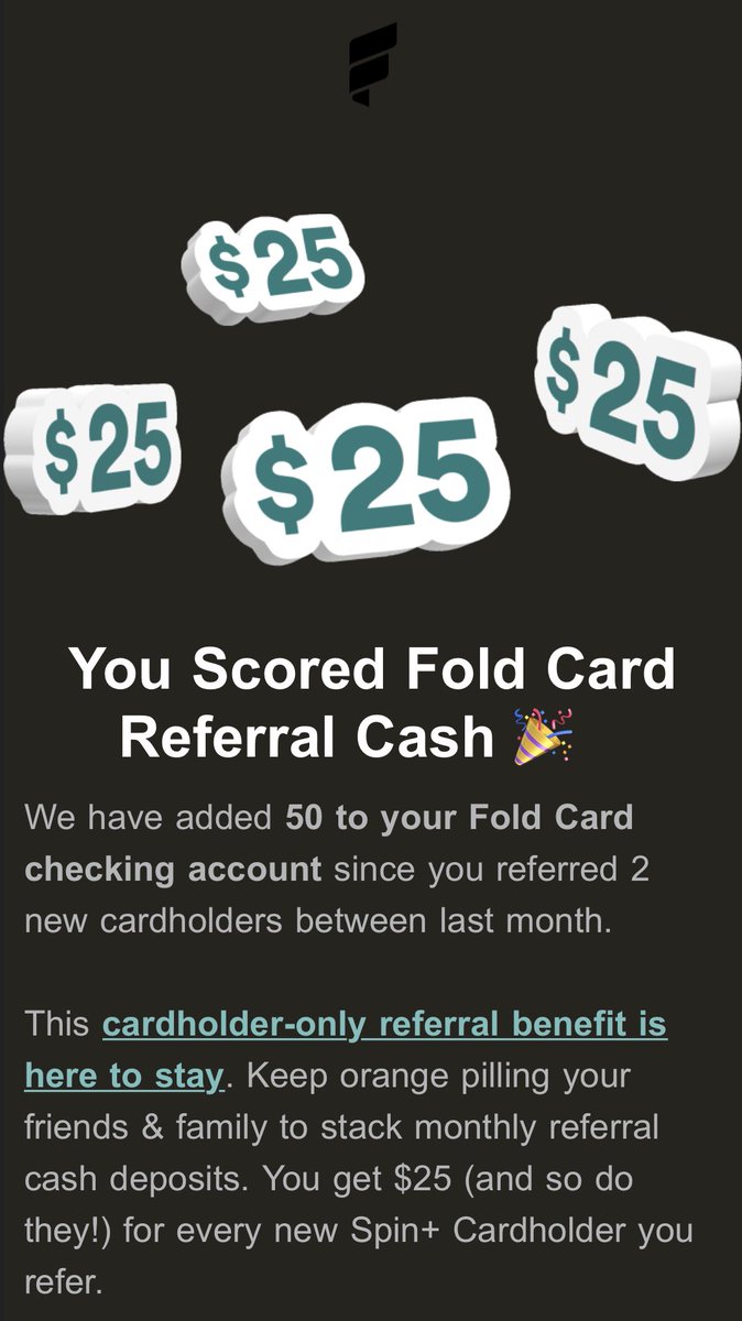 Another reason I love <a href="/fold_app/">FOLD BITCOIN</a> ☺️
Thanks Fold, and thank you to the friends who see the benefit of this.

Wanna sign up and get $25 too? 🧡
use.foldapp.com/sign-up?referr…

Btw, I love this new wheel! THANK YOU!!! 🚀🚀🚀