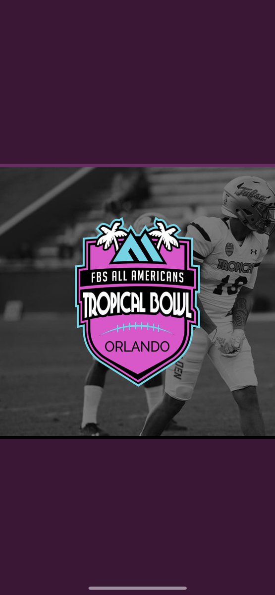 CatchaplayJ's tweet photo. What a Blessing! Very excited to announce that I’ve been blessed with an opportunity to go and compete at the Tropical Bowl on January 15th! Excited for this opportunity to compete after the season. https://t.co/dpiQeA6K8Y