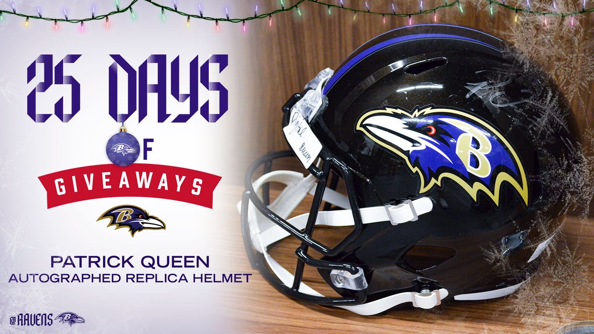 RT to #ProBowlVote <a href="/Patrickqueen_/">🦈</a> &amp; have a chance to win this autographed replica helmet!

🎁: baltimoreravens.com/fans/contests/…