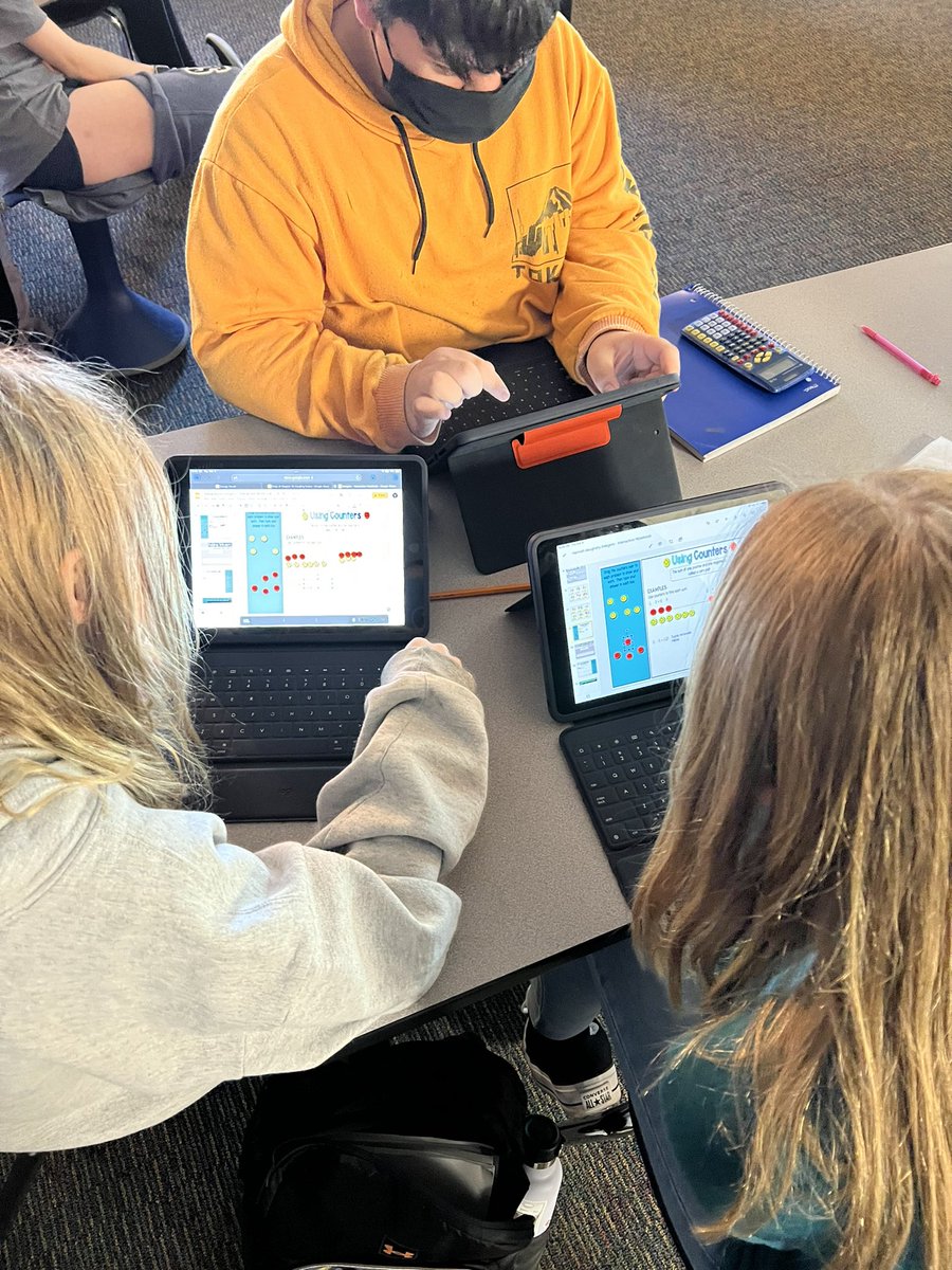 DrGriff321's tweet photo. 7th grade math students collaboratively working on our rational numbers unit! #lmssoars @LibertyLMS https://t.co/MkjzDXNXKR