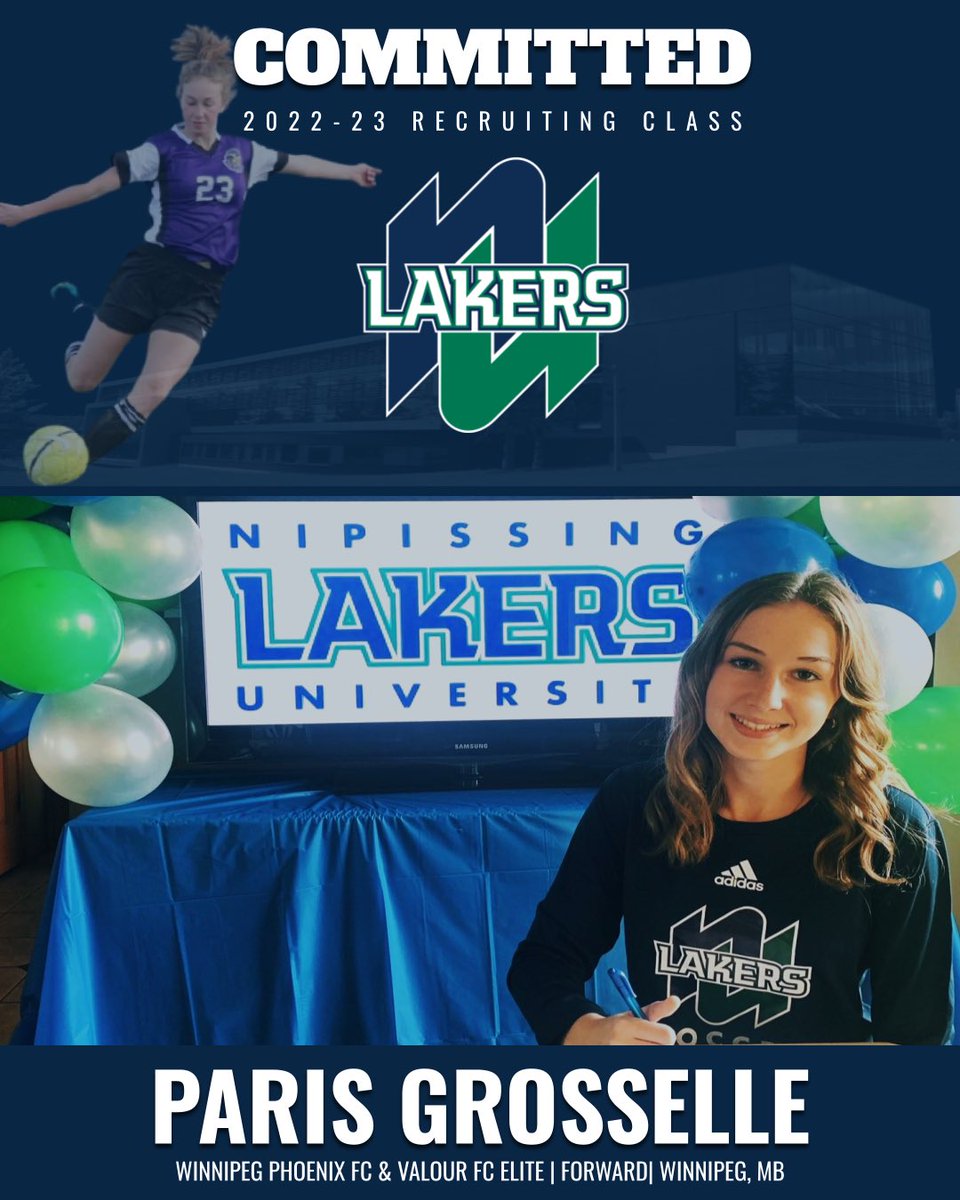 nulakerswsoc's tweet photo. 📢 COMMITMENT - Reintroducing Paris, our first commit for 2022 from Winnipeg, MB. A smart player with huge upside. Having provincial level experience, she is composed around the goal & knows how to finish. Paris will enrol in @NipissingU BSc- Nursing. #Classof2022 #truequality https://t.co/DNtgTn5jL8