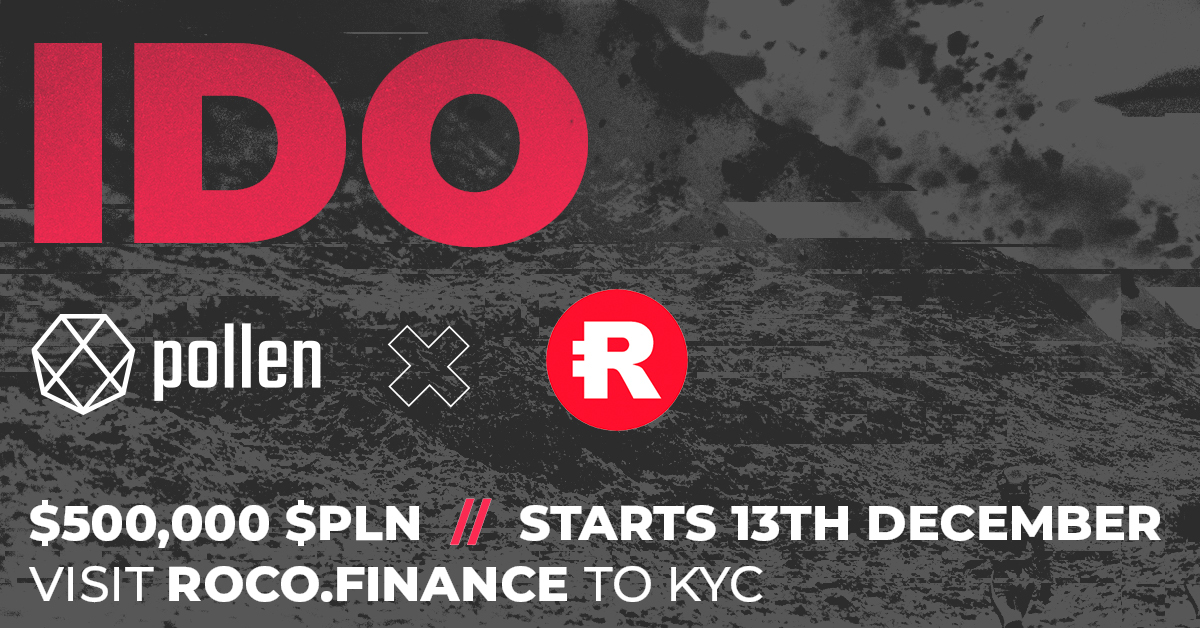 Announcing the $PLN #IDO 

🔺 We are partnering with up and coming #Avalanche native #launchpad @RocoFinance. 

🚀  Details of the Pollen DeFI IDO can be found here: 
roco.finance/igo

👀  Last chance to buy $PLN before token launch on Thursday 16th
