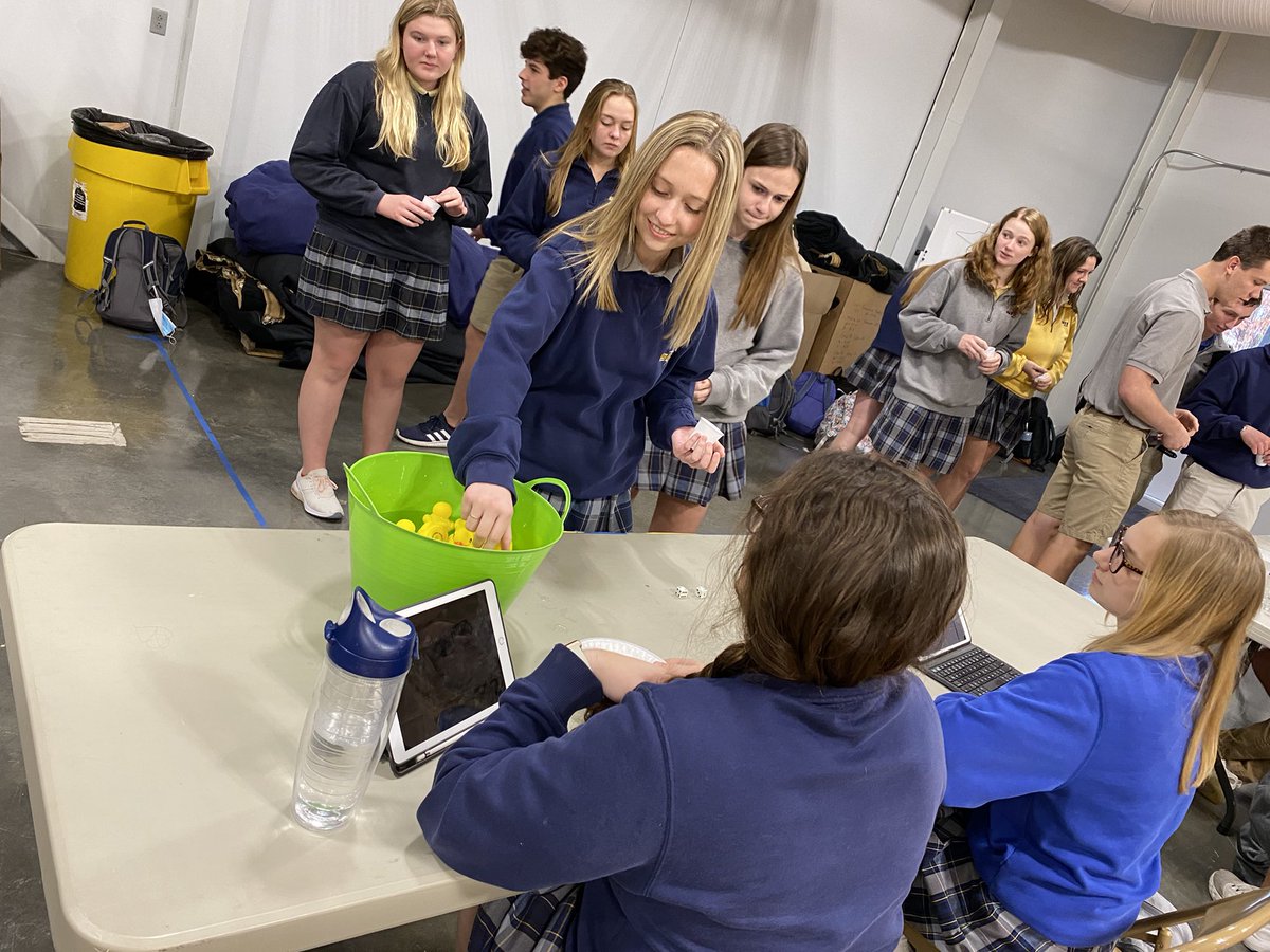 FrauTholen's tweet photo. AP Stats was tasked to create a game of chance that was enticing to players but could still yield a large profit for the house. It was a fun and engaging opportunity for them to show off their probability smarts! #WeAreBorgia https://t.co/Yqau4mkZhP