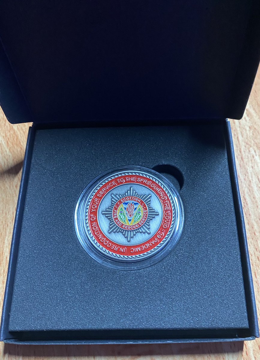 RodAndersonSFRS's tweet image. Arrived in the post this morning, thanks @FireScot_Chief and @fire_scot 👍