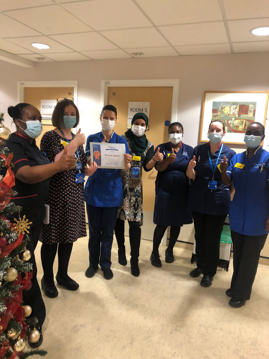 BelfonJohnso's tweet photo. “Thumbs up” for a job well done Eye Clinic @NorthMidNHS for the improvement in Ward Accreditation; your team spirit and ownership of what was required to succeed is admirable …. Proud ADON @SarahHa88622902  @Joannegajadhar1 @ShaziaSNHS @lalasanchez504 @n_behan https://t.co/K2d1fiyeNm