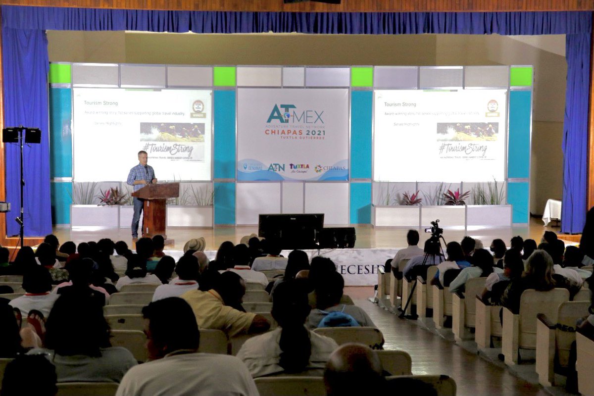 Continúan los ciclos de conferencias en el Marco de Adventure Travel México 2021 Chiapas, en el Auditorio Constituyentes de la Universidad Autónoma de Chiapas, con ponentes reconocidos a nivel nacional e internacional.

<a href="/ATMEX_Official/">ATMEX</a>