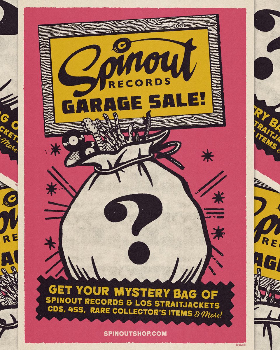 A few months ago, the storage space shared by Los Straitjackets and Spinout Records was broken into. Over $15,000 worth of musical equipment was stolen,  To help cover repairs, recovery costs and losses, Spinout Records is organizing a massive GARAGE SALE!
spinoutshop.com
